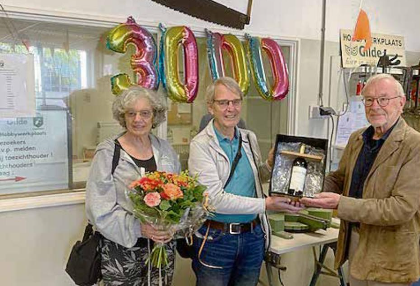 Repair Café ''t Gilde trekt 3000e bezoeker